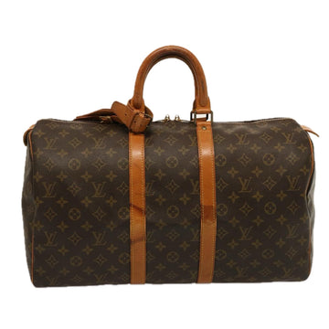 LOUIS VUITTON Monogram Keepall 45 Boston Bag M41428 LV Auth 75788