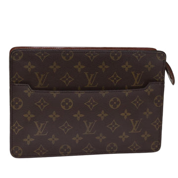 LOUIS VUITTON Monogram Pochette Homme Clutch Bag M51795 LV Auth 75863