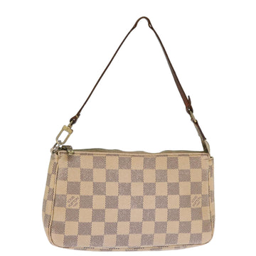 LOUIS VUITTON Damier Azur Pochette Accessoires Pouch N51986 LV Auth 75871