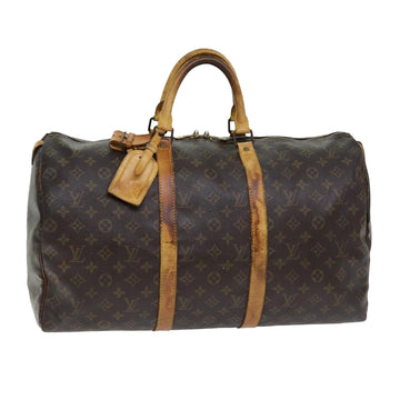 LOUIS VUITTON Monogram Keepall 50 Boston Bag M41426 LV Auth 75917