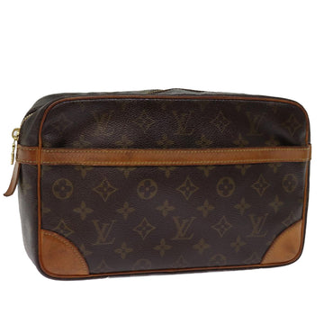 LOUIS VUITTON Monogram Compiegne 28 Clutch Bag M51845 LV Auth 76039