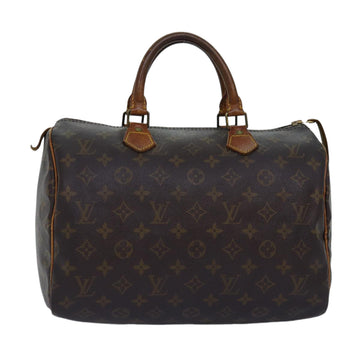 LOUIS VUITTON Monogram Speedy 30 Hand Bag M41526 LV Auth 76057