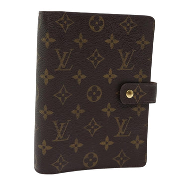 LOUIS VUITTON Monogram Agenda MM Day Planner Cover R20105 LV Auth 76200