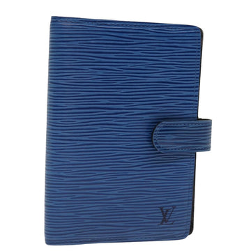 LOUIS VUITTON Epi Agenda PM Day Planner Cover Blue R20055 LV Auth 76209