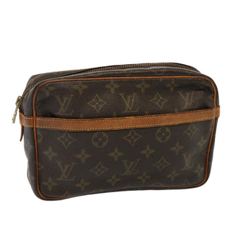 LOUIS VUITTON Monogram Compiegne 23 Clutch Bag M51847 LV Auth 76218