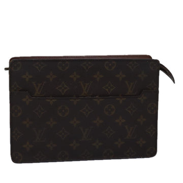 LOUIS VUITTON Monogram Pochette Homme Clutch Bag M51795 LV Auth 76225