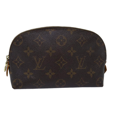 LOUIS VUITTON Monogram Pochette Cosmetic PM Cosmetic Pouch M47515 LV Auth 76252