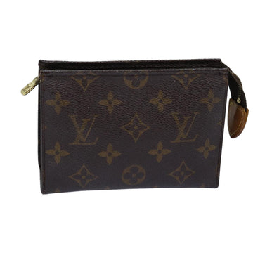 LOUIS VUITTON Monogram Poche Toilette 15 Pouch M47546 LV Auth 76263