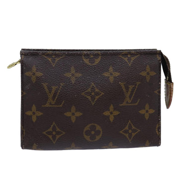 LOUIS VUITTON Monogram Poche Toilette 15 Pouch M47546 LV Auth 76270