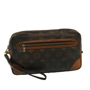 LOUIS VUITTON Monogram Marly Dragonne GM Clutch Bag M51825 LV Auth 76321