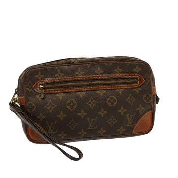 LOUIS VUITTON Monogram Marly Dragonne GM Clutch Bag M51825 LV Auth 76323