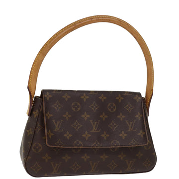 LOUIS VUITTON Monogram Mini Looping Shoulder Bag M51147 LV Auth 76459