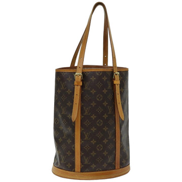 LOUIS VUITTON Monogram Bucket GM Shoulder Bag M42236 LV Auth 76555