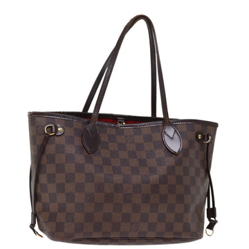 LOUIS VUITTON Damier Ebene Neverfull PM Tote Bag N51109 LV Auth 76624