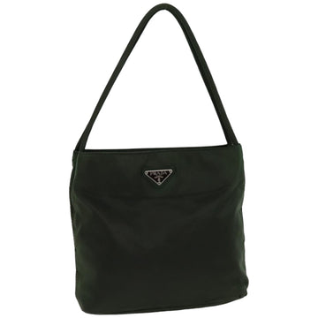 PRADA Tote Bag Nylon Khaki Auth 76802