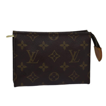 LOUIS VUITTON Monogram Poche Toilette 15 Pouch M47546 LV Auth 76908