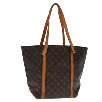 LOUIS VUITTON Monogram Sac Shopping Tote Bag M51108 LV Auth 77055