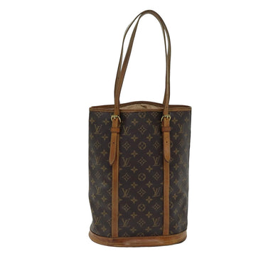 LOUIS VUITTON Monogram Bucket GM Shoulder Bag M42236 LV Auth 77068