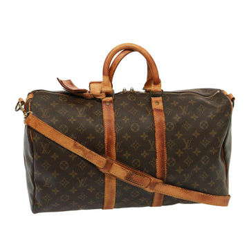 LOUIS VUITTON Monogram Keepall Bandouliere 45 Boston Bag M41418 LV Auth 77169