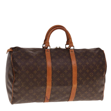 LOUIS VUITTON Monogram Keepall 50 Boston Bag M41426 LV Auth 77179