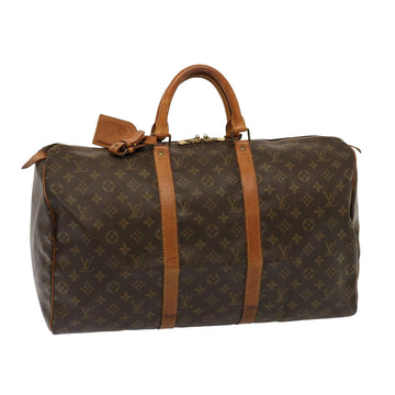 LOUIS VUITTON Monogram Keepall 50 Boston Bag M41426 LV Auth 77180