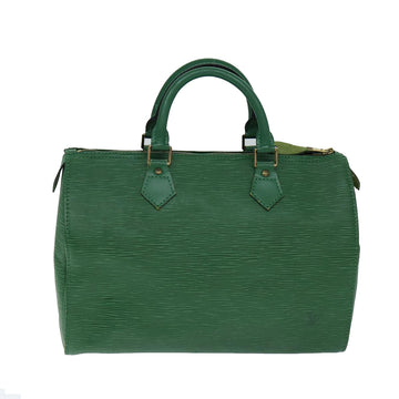 LOUIS VUITTON Epi Speedy 30 Hand Bag Borneo Green M43004 LV Auth 77183