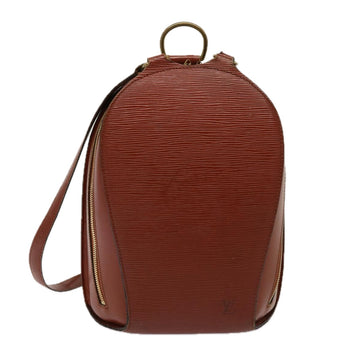 LOUIS VUITTON Epi Mabillon Backpack Brown M52233 LV Auth 77184