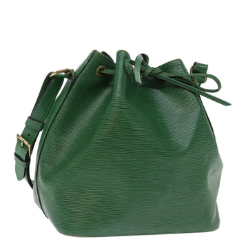 LOUIS VUITTON Epi Petit Noe Shoulder Bag Green M44104 LV Auth 77190