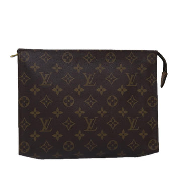 LOUIS VUITTON Monogram Poche Toilette 26 Pouch M47542 LV Auth 77272