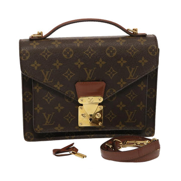 LOUIS VUITTON Monogram Monceau 26 Shoulder Bag M51187 LV Auth 77273