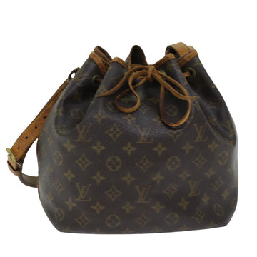 LOUIS VUITTON Monogram Petit Noe Shoulder Bag M42226 LV Auth 77293