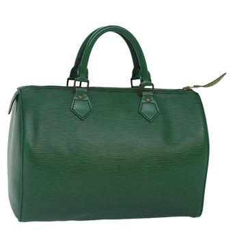 LOUIS VUITTON Epi Speedy 30 Hand Bag Borneo Green M43004 LV Auth 77315