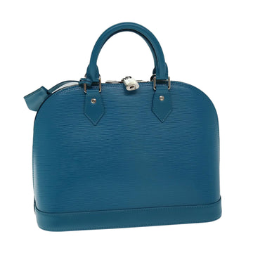 LOUIS VUITTON Epi Alma PM Hand Bag Blue Cyan M40624 LV Auth 77321A