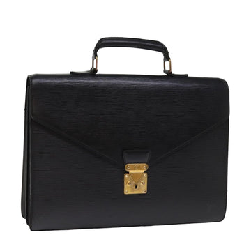 LOUIS VUITTON Epi Serviette Conseiller Briefcase Black M54422 LV Auth 77409