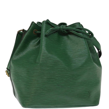 LOUIS VUITTON Epi Petit Noe Shoulder Bag Green M44104 LV Auth 77414