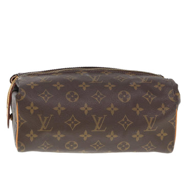 LOUIS VUITTON Monogram Trousse Patte Pression Cosmetic Pouch M47636 Auth 77423