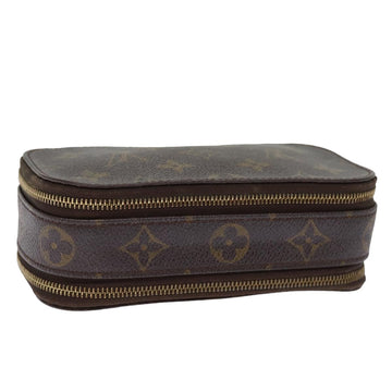 LOUIS VUITTON Monogram Trousse Brush PM Cosmetic Pouch M47510 LV Auth 77439