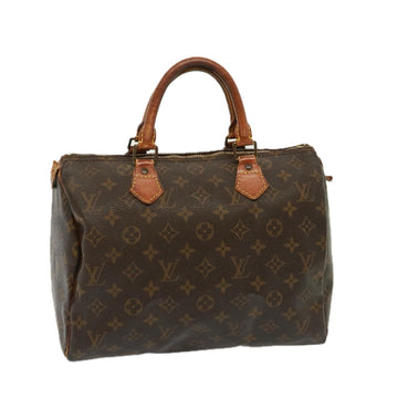 LOUIS VUITTON Monogram Speedy 30 Hand Bag M41526 LV Auth 77535