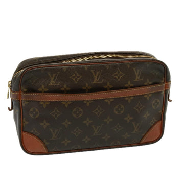 LOUIS VUITTON Monogram Compiegne 28 Clutch Bag M51845 LV Auth 77579