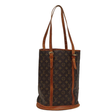 LOUIS VUITTON Monogram Bucket GM Shoulder Bag M42236 LV Auth 77608