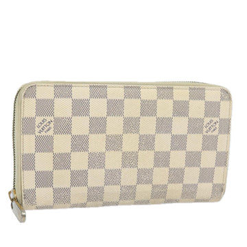 LOUIS VUITTON Damier Azur Zippy Organizer Long Wallet N60012 LV Auth 77704