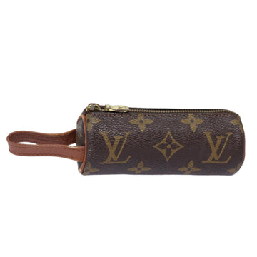 LOUIS VUITTON Monogram Etui 3 Ball de Golf Pouch M58249 LV Auth 77845