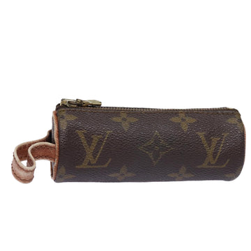 LOUIS VUITTON Monogram Etui 3 Ball de Golf Pouch M58249 LV Auth 77847