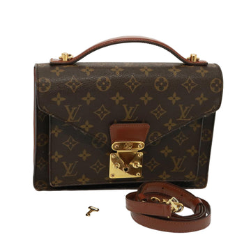 LOUIS VUITTON Monogram Monceau 26 Shoulder Bag M51187 LV Auth 77864