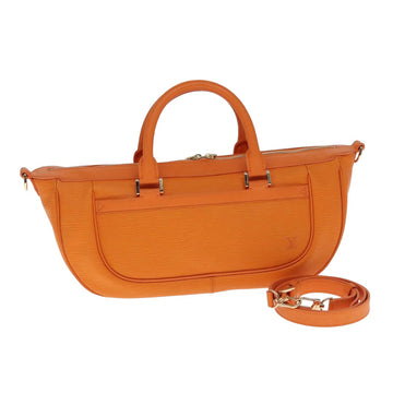 LOUIS VUITTON Epi Danura GM Hand Bag Orange Mandarin M5890H LV Auth 77879