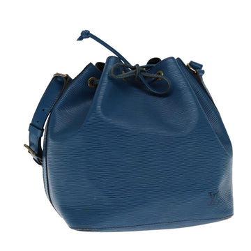 LOUIS VUITTON Epi Petit Noe Shoulder Bag Blue M44105 LV Auth 77897