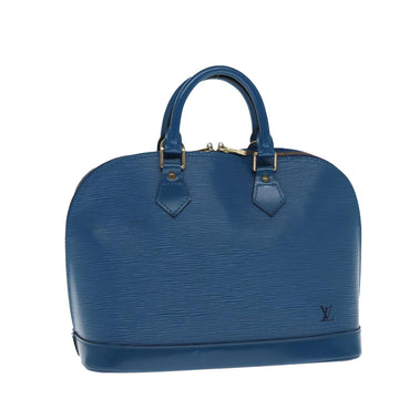 LOUIS VUITTON Epi Alma Hand Bag Toledo Blue M52145 LV Auth 77909