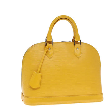 LOUIS VUITTON Epi Alma PM Hand Bag Yellow Citron M40619 LV Auth 77910