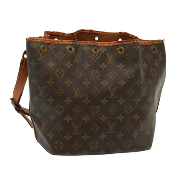 LOUIS VUITTON Monogram Petit Noe Shoulder Bag M42226 LV Auth 77914