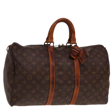 LOUIS VUITTON Monogram Keepall 45 Boston Bag M41428 LV Auth 77947